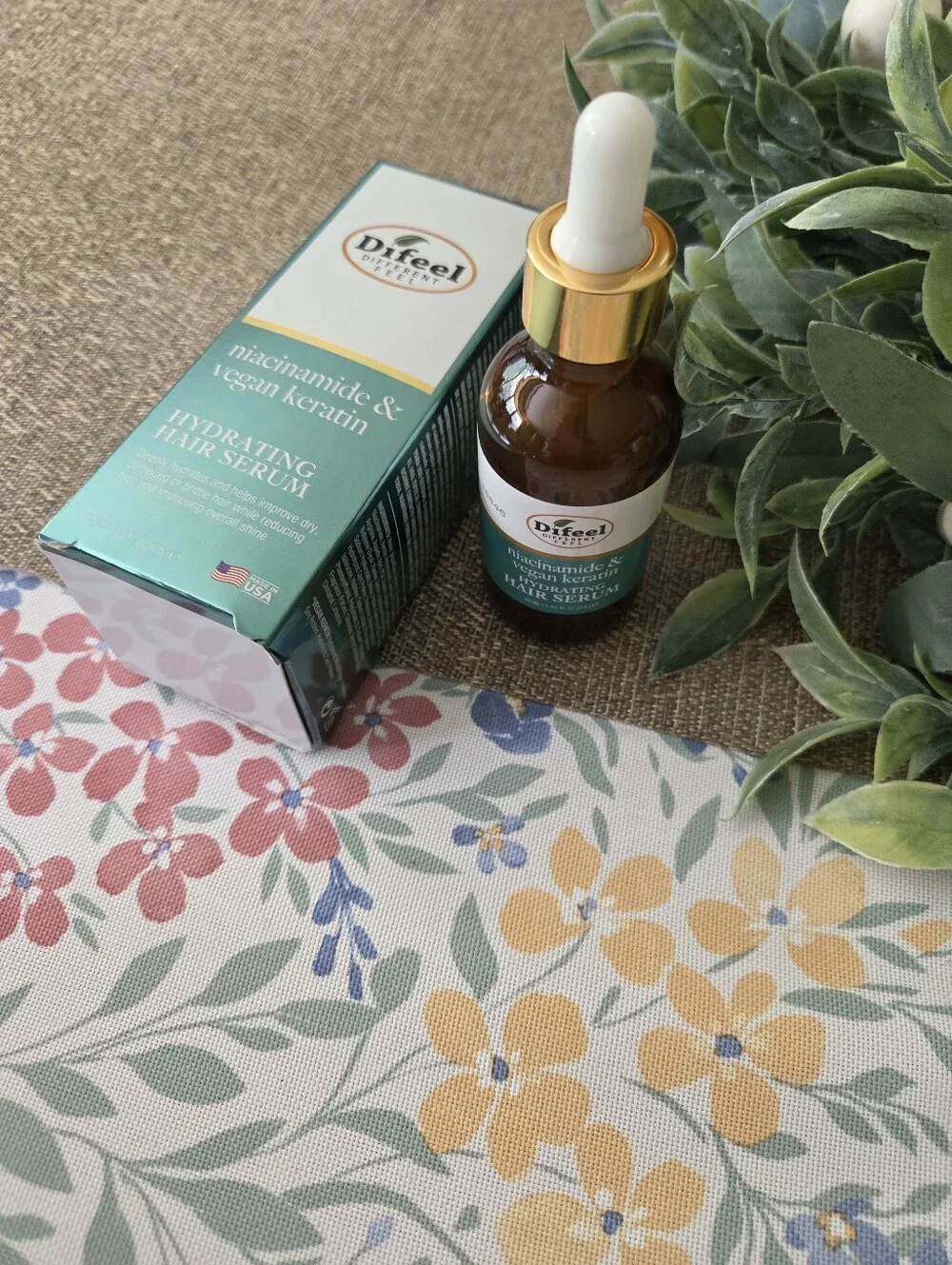 Difeel Hydrating Hair Serum with Niacinamide & Vegan Keratin